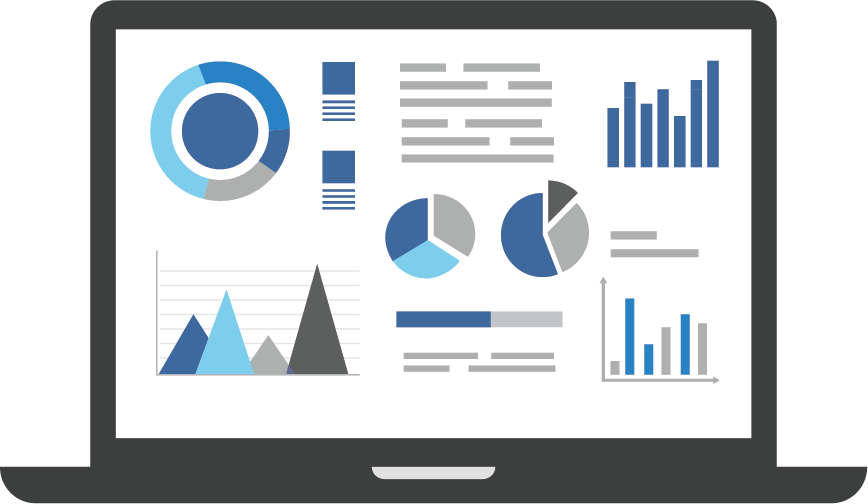 Make data driven decisions using dashboard and custom MS Power BI reports.